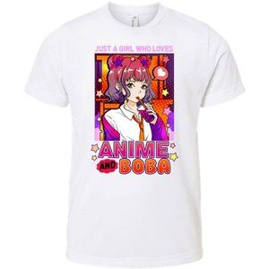 Just A Girl Who Loves Anime and Boba Bubble Tea T-Shirt